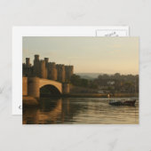 Conwy Castle North Wales Postkarte (Vorne/Hinten)