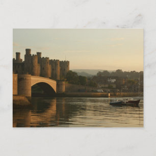 Conwy Castle North Wales Postkarte
