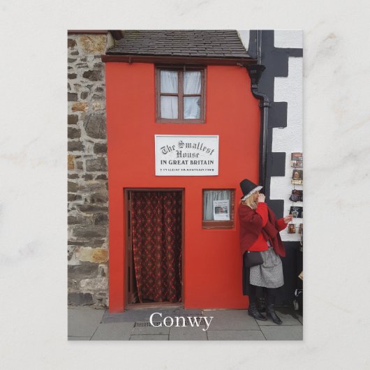 Conwy Postkarte (Vorderseite)