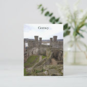 Conwy Postkarte (Stehend Vorderseite)