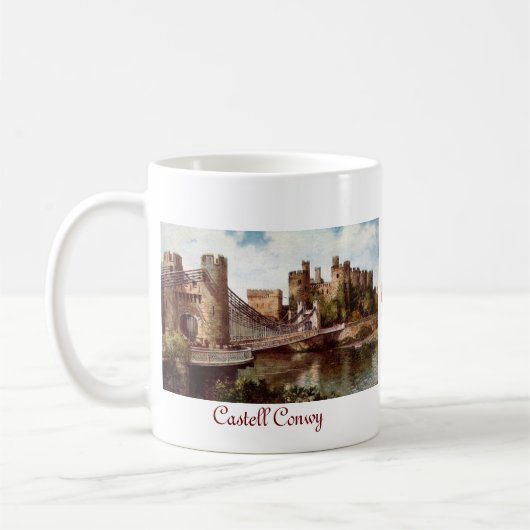 Conwy Schloss-Tasse Kaffeetasse (Links)