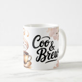 Coo & Brew Funny Taube Tasse (VorderseiteRechts)