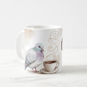 Coo & Brew Taube Kaffee Lover Tasse (Vorderseite Links)