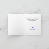 Coo Coo Bird House Vielen Dank Dankeskarte (Innenseite)