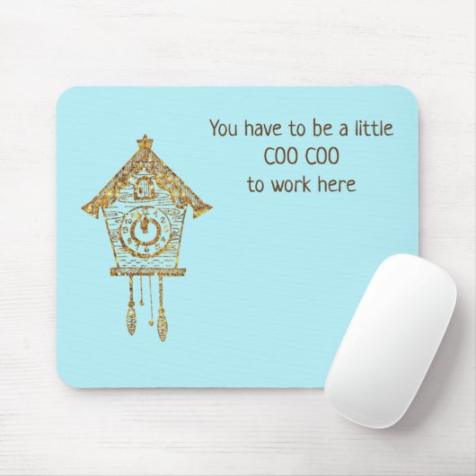 Coo Coo Clock Mousepad (Mit Mouse)