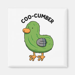 Coo-cumber Taube Pickle Pun Magnet