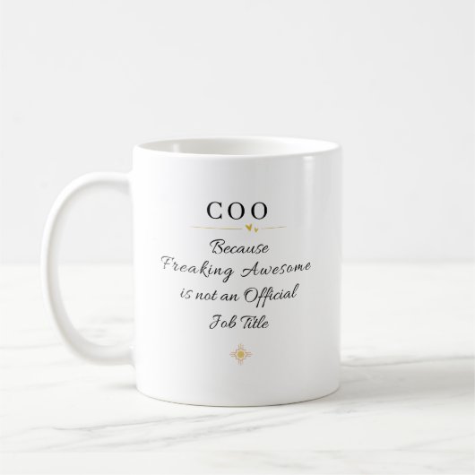 COO Office Quote Kaffeetasse (Links)