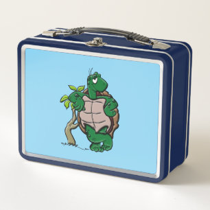 Coo Turtle Metall Brotdose
