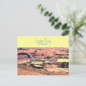 Coober Pedy Minenort Australien Reise Postkarte (Stehend Vorderseite)