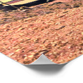 Coober Pedy mining town Australia travel Poster (Ecke)