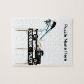 Coober Pedy Opal Mining Truck Begrüßungszeichen Puzzle (Horizontal)