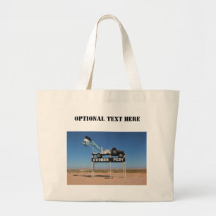 Coober Pedy Outback Australia Souvenir Foto Jumbo Stoffbeutel