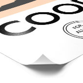 Cooden Beach East Sussex Vintage Reiseplakat Fotodruck (Ecke)