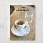 Cooffe mit bester Freund-Flachkarte (Vorderseite)