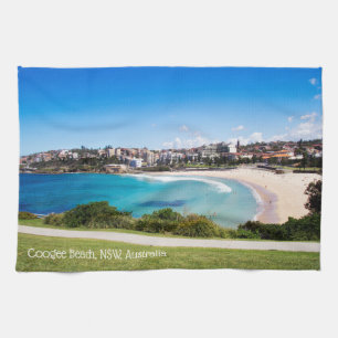 Coogee Beach, Sydney, New South Wales, Australien Geschirrtuch