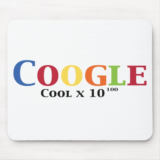Coogle coole x 10^100 Geschenke Mousepad (Vorne)