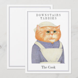 COOK CAT 12x18 Flachkarte + Text Feiertagskarte