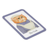 COOK CAT 3x4 Flexible Magnet + Text (Rechte Seite)