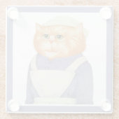 COOK CAT Glass Drink Untersetzer (Rückseite)