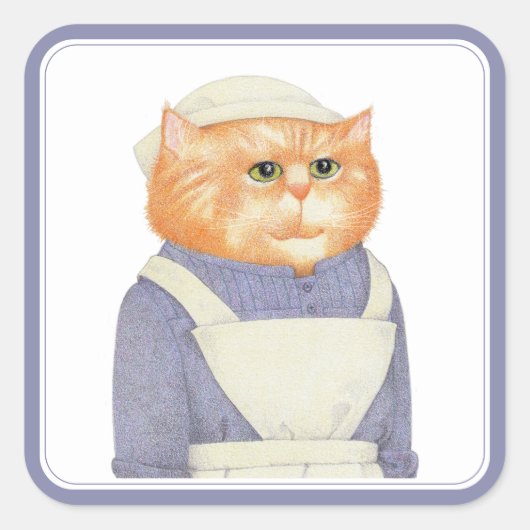 COOK CAT Großflächige Aufkleber (Vorderseite)