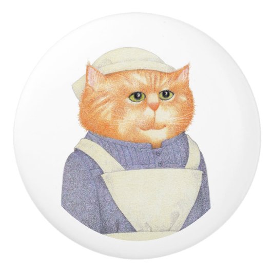COOK CAT-Keramik Keramikknauf (Vorderseite)