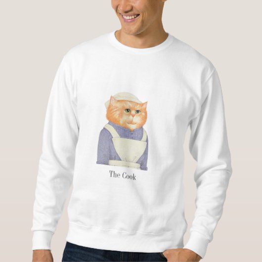 COOK CAT Men Basic Sweatshirt (Vorderseite)