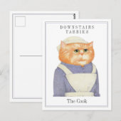 COOK CAT Postkarte (Vorne/Hinten)