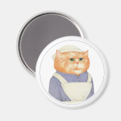 COOK CAT Round Magnet II (Vorderseite/Rückseite)