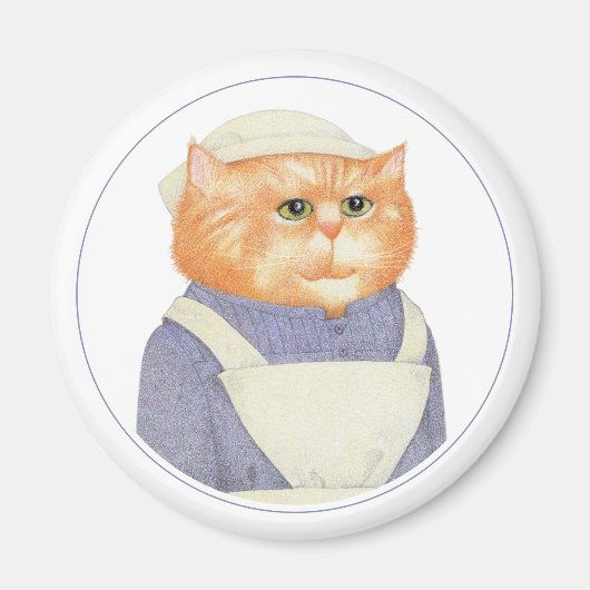 COOK CAT Round Magnet II (Vorne)