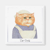 COOK CAT Square Magazin + Text II Magnet (Vorne)