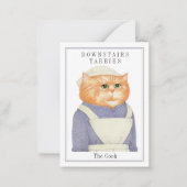 COOK CAT Trading Card Mitteilungskarte (Vorderseite)