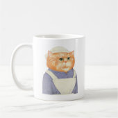 COOK CAT Weiße Tasse (Links)