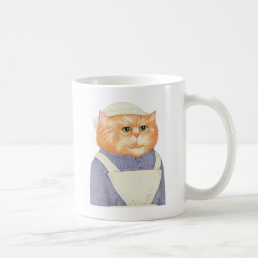 COOK CAT Weiße Tasse (Rechts)