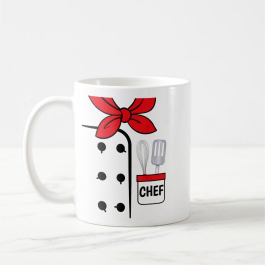 Cook Chef Coat Costume Funny Halloween Shirt Kids Kaffeetasse (Links)
