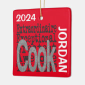 Cook Extraordinaire CUSTOM Keramikornament (Links)