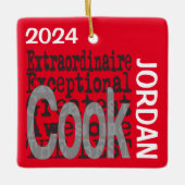 Cook Extraordinaire CUSTOM Keramikornament (Vorderseite)