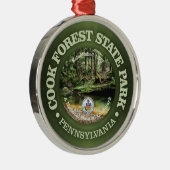 Cook Forest SP Ornament Aus Metall (Rechts)