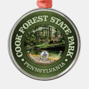 Cook Forest SP Ornament Aus Metall