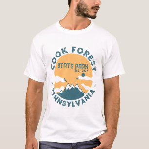 Cook Forest Staat Park Pennsylvania Vintag Retro T-Shirt