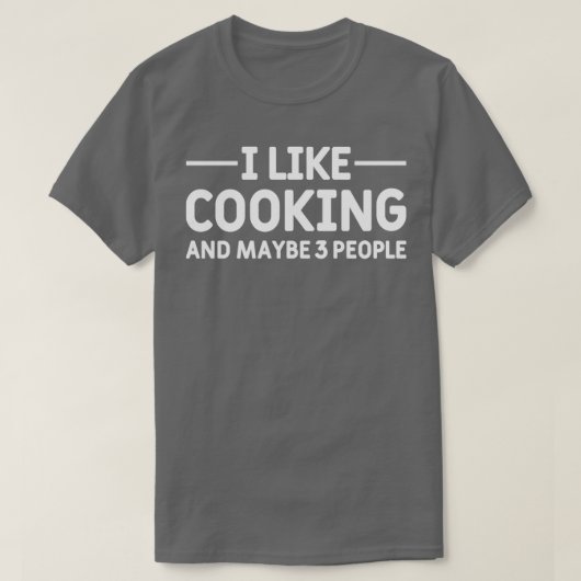 Cook Funny Cooking T-Shirt (Design vorne)