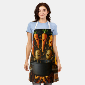 cook happy vegetables schürze