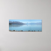Cook im Winter vom Pukaki-See Leinwanddruck (Vorderseite)
