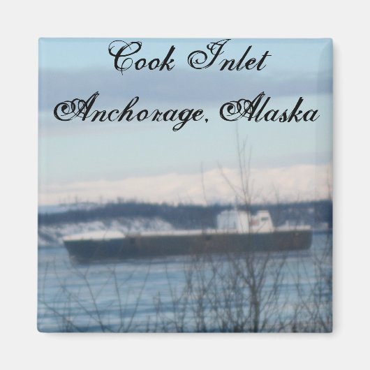 Cook Inlet Anchorage, Alaska Magnet (Vorne)