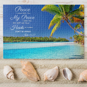 Cook Island - John 14:27 Bible Verse Puzzle