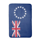 Cook Islands Flag Badematte (Vorderseite Vertikal)