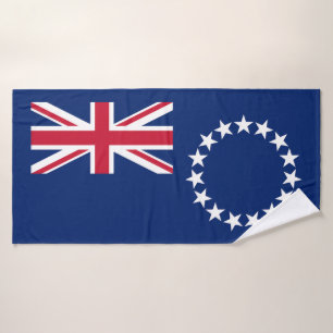 Cook Islands Flag Badhandtuch Set