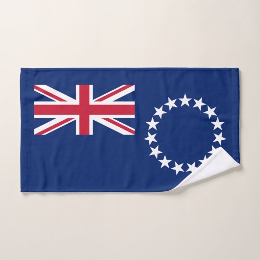 Cook Islands Flag Badhandtuch Set (Handtuch)