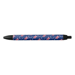 Cook Islands Flag Ballpoint Pen Kugelschreiber
