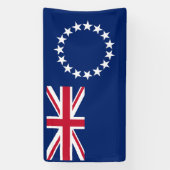 Cook Islands Flag Banner (Vertikal)