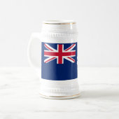 Cook Islands Flag Bierglas (Vorderseite Links)